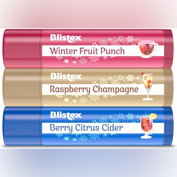 NEW! Blistex Holiday Collection Hydrating Lip Moisturizer 2 Packs 6 Total Tubes - Picture 5 of 16